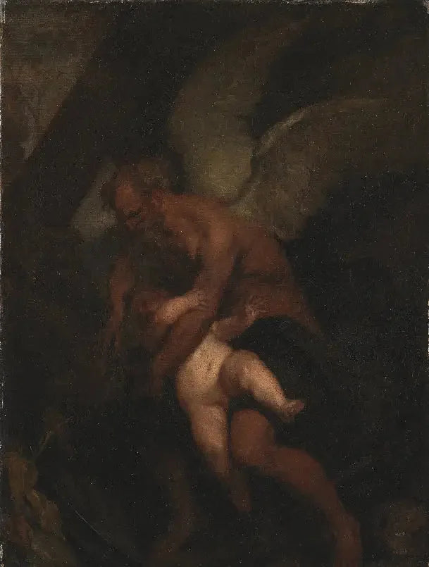 Couper le temps avec les ailes de Cupidon - Antoine van Dyck