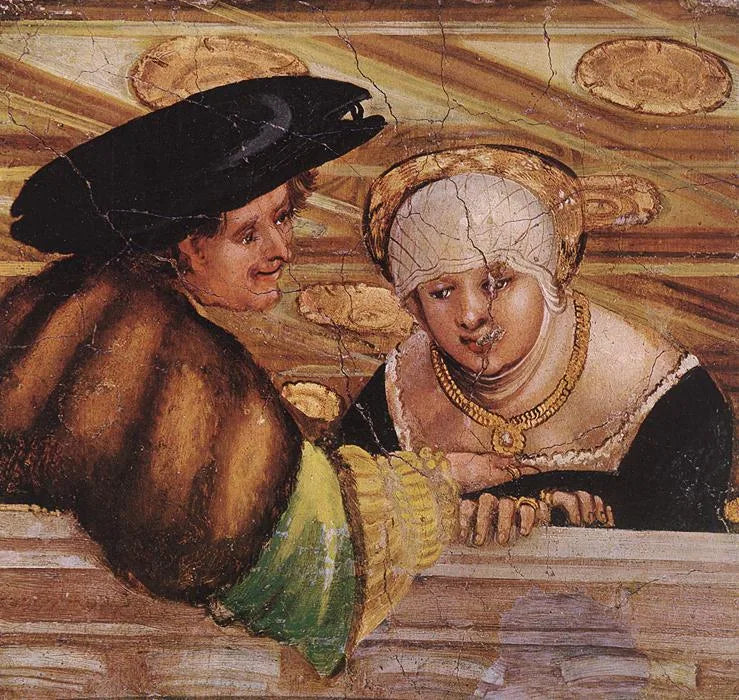 Couple amoureux - Albrecht Altdorfer image 1 reproduction de peinture à l’huile