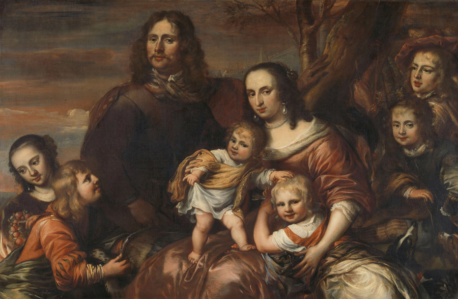 Un couple marié avec six enfants - Jürgen Ovens