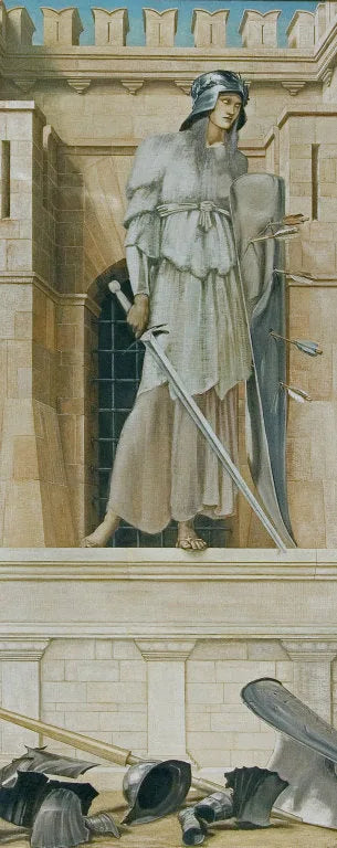 Courage - Edward Burne-Jones image 1 copie peinte à la main à l’huile
