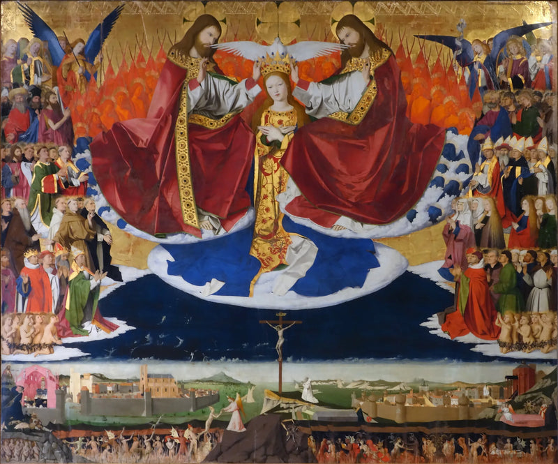 Couronnement de la Vierge - Enguerrand Quarton