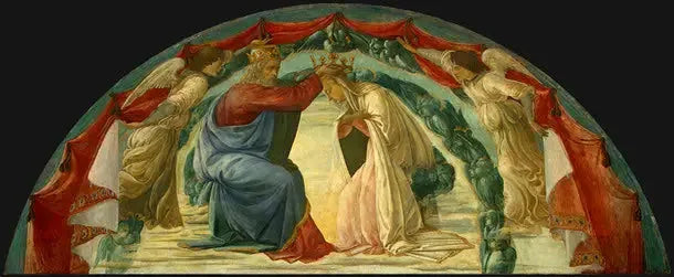 Couronnement de la Vierge - Filippino Lippi image 1 reproduction de peinture à l’huile