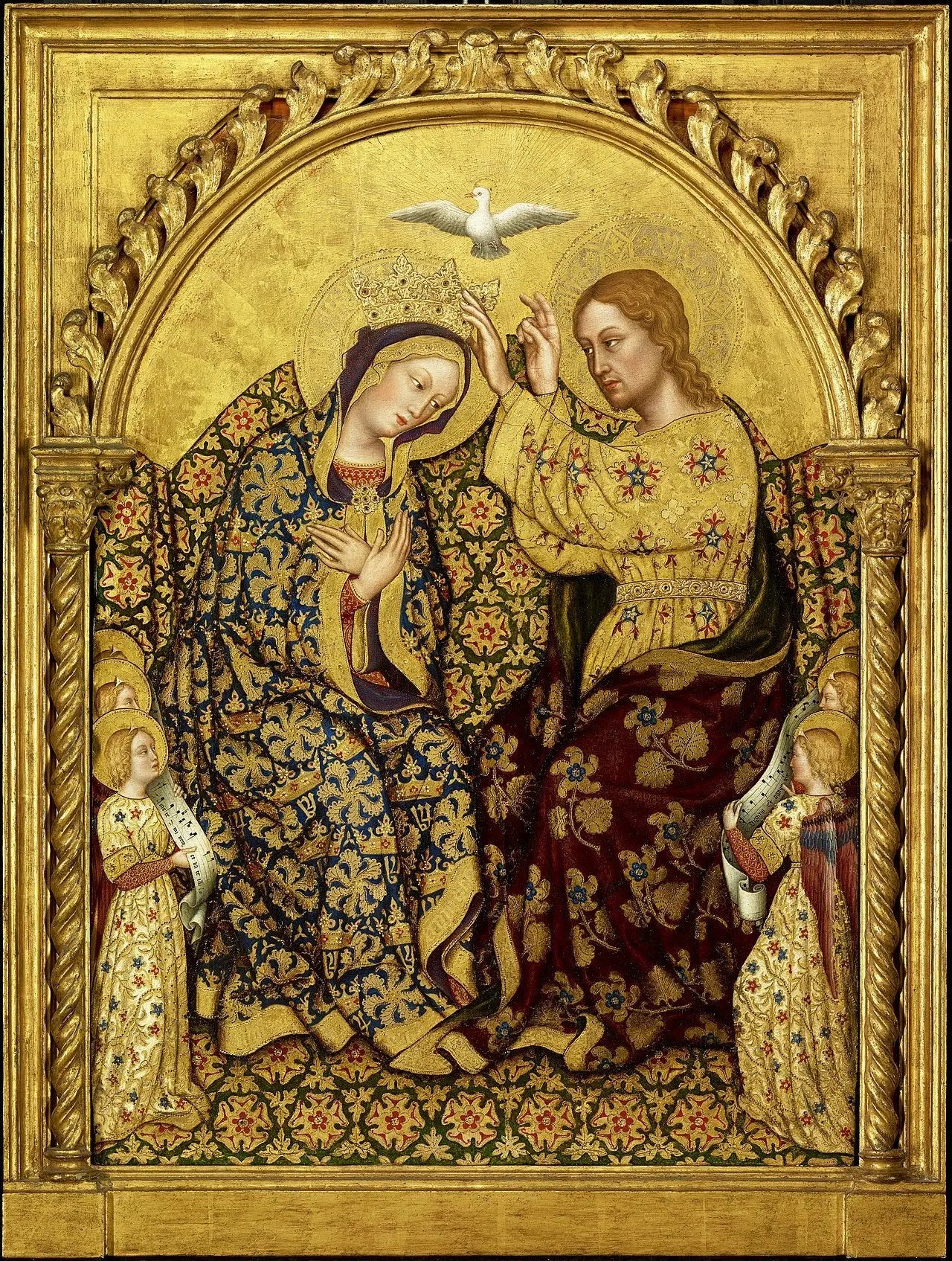 Couronnement de la Vierge - Gentile da Fabriano image 1 reproduction artisanale de tableau