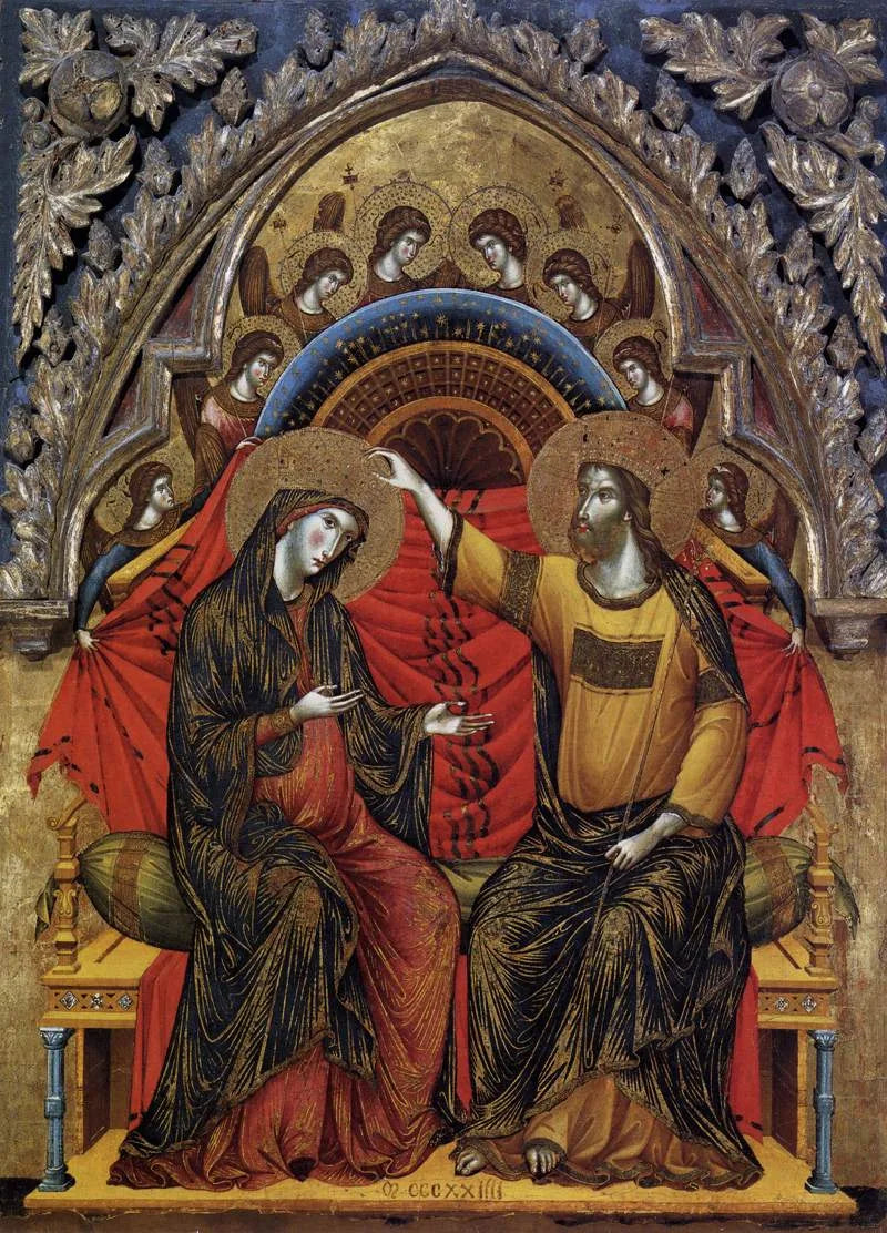 Couronnement de Marie - Paolo Veneziano