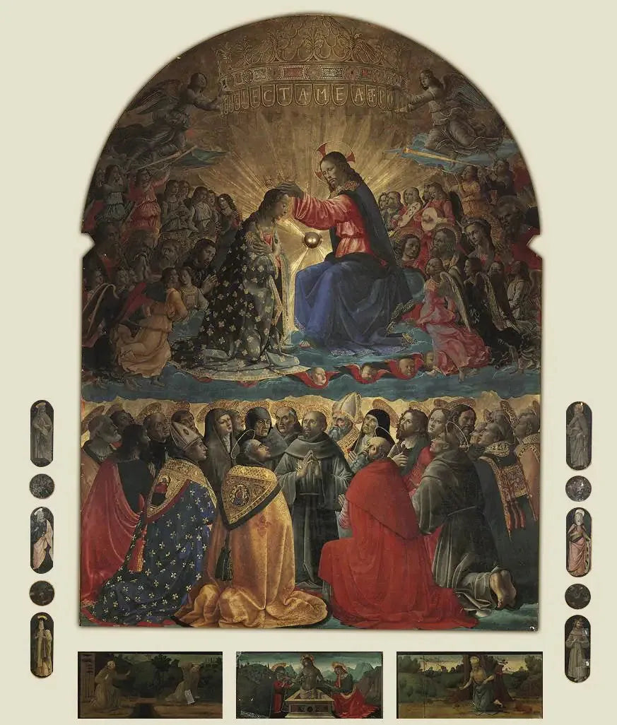 Couronnement de Narni - Domenico Ghirlandaio image 1 reproduction de peinture à l’huile