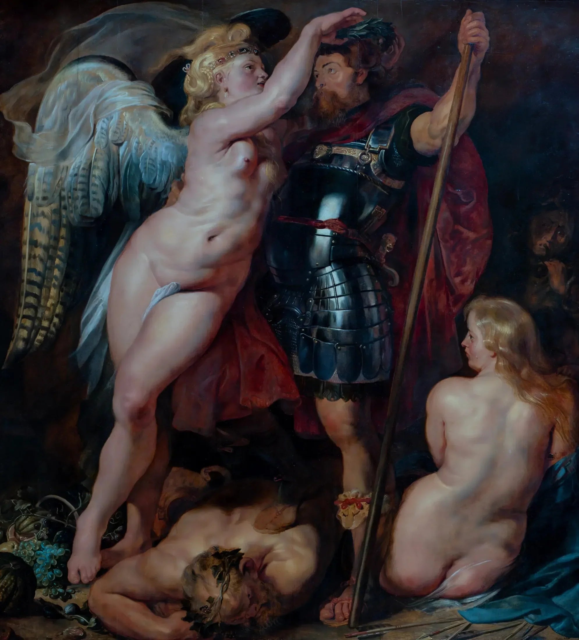 Couronnement du héros - Peter Paul Rubens image 1 copie de tableau peinte à la main