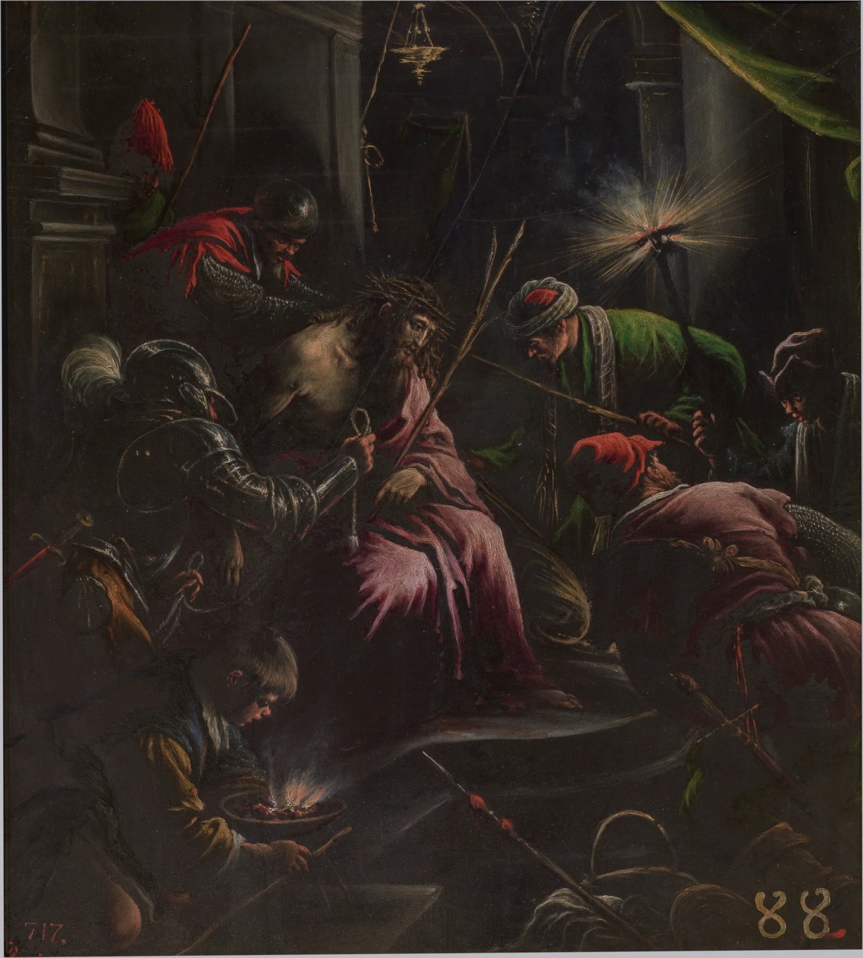 Le couronnement d'épines - Leandro Bassano