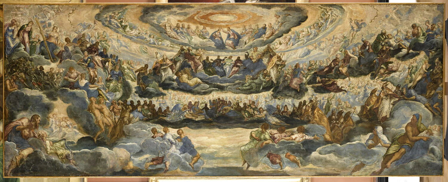 Le Couronnement de la Vierge, dit Le Paradis - Tintoretto Tintoret