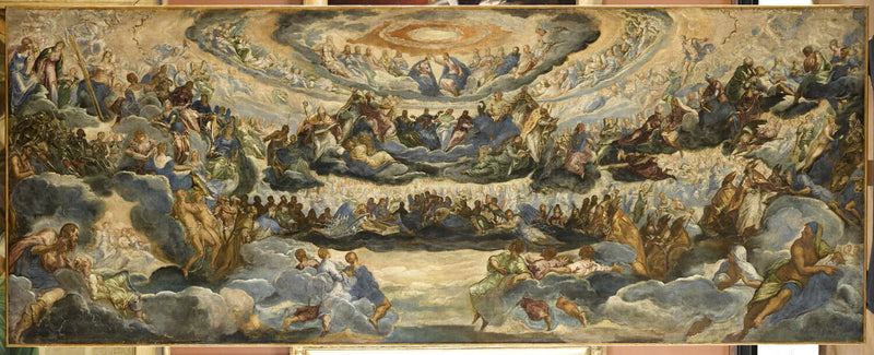 Le Couronnement de la Vierge, dit Le Paradis - Tintoretto Tintoret