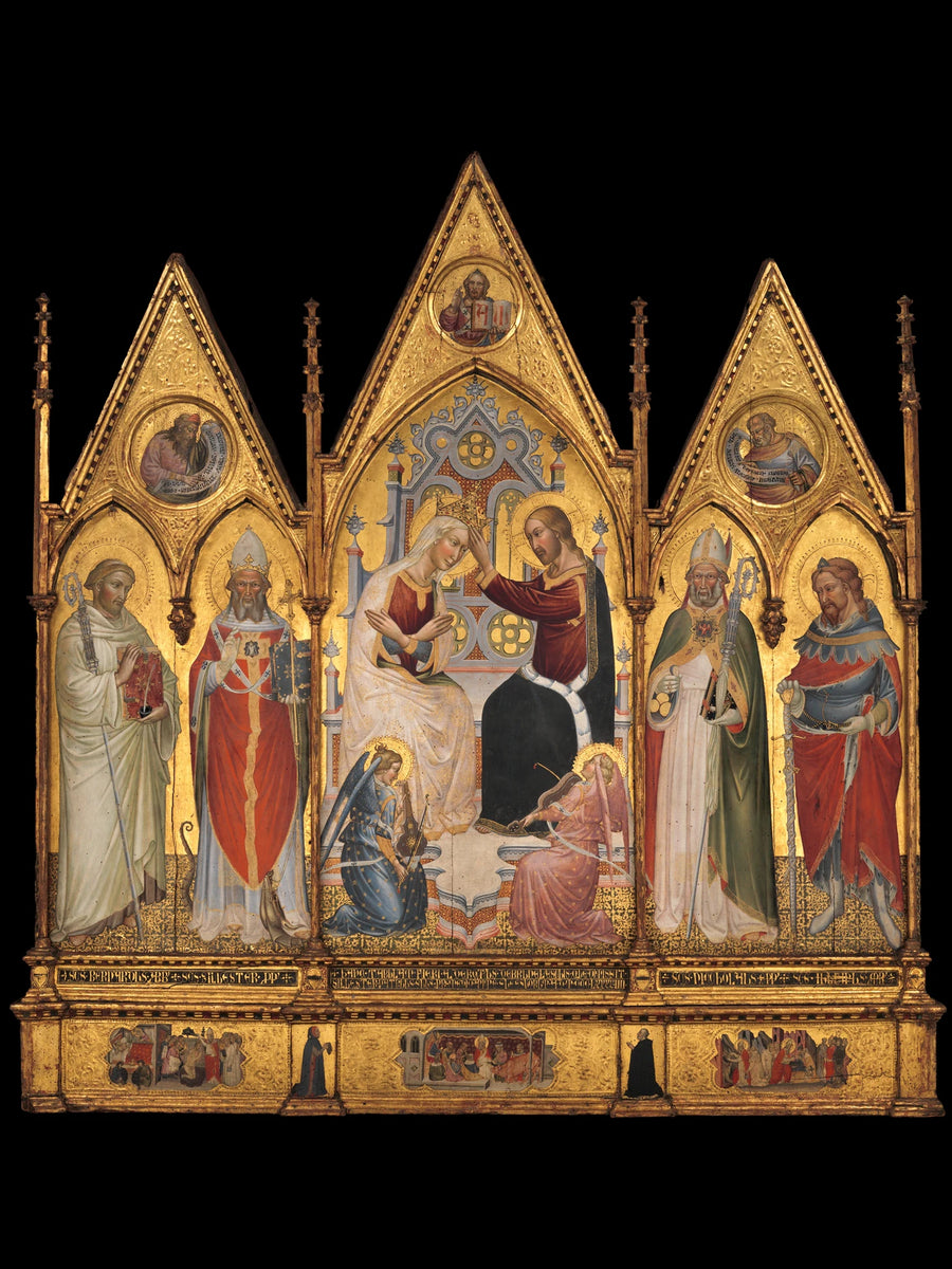 Le Couronnement de la Vierge et des Saints - Giovanni di Tano Fei