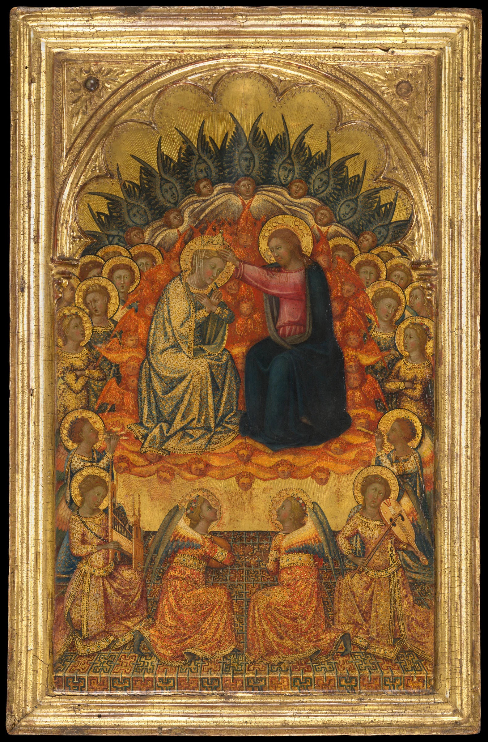 Le couronnement de la Vierge - Niccolò di Buonaccorso