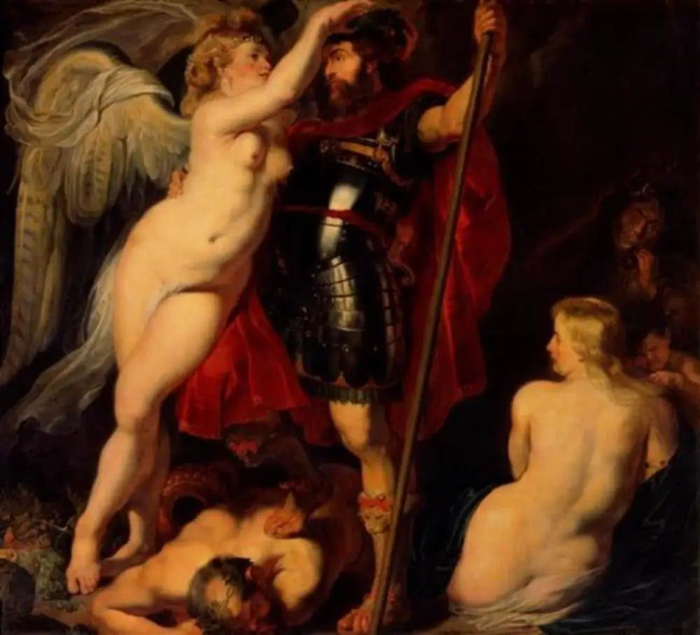 Couronner le héros - Peter Paul Rubens image 1 reproduction d’œuvre d’art à l’huile