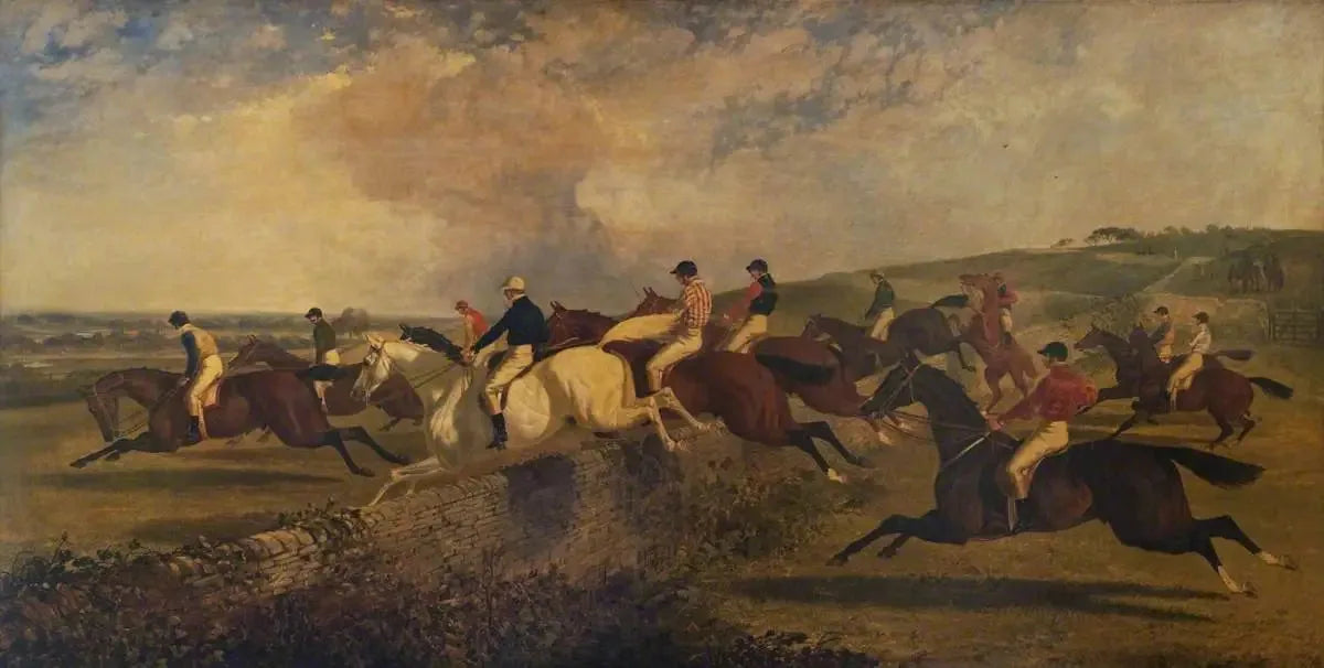 Course d'obstacles de Punchestown - John Frederick Herring, Sr. image 1 reproduction d’œuvre d’art à l’huile