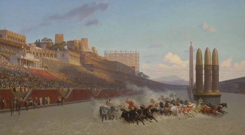 Course de chars - Jean-Léon Gérôme