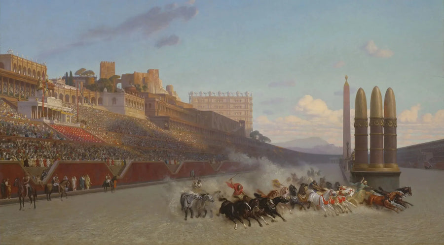 Course de chars - Jean-Léon Gérôme