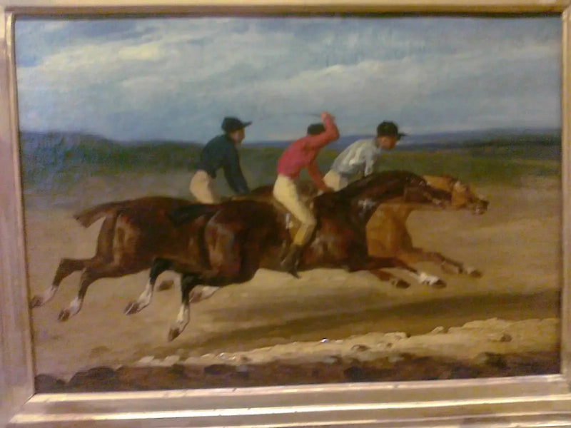 Course de chevaux montés - Théodore Géricault