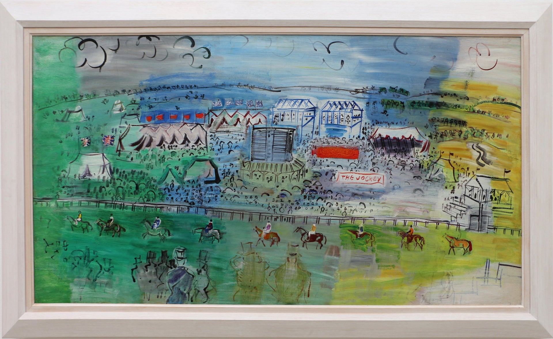Courses à Epsom - Raoul Dufy image 1 tableau peint à l’huile sur toile