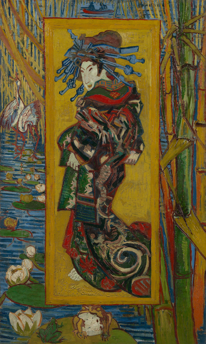 La Courtisane d’après Eisen, F373 – Vincent van Gogh