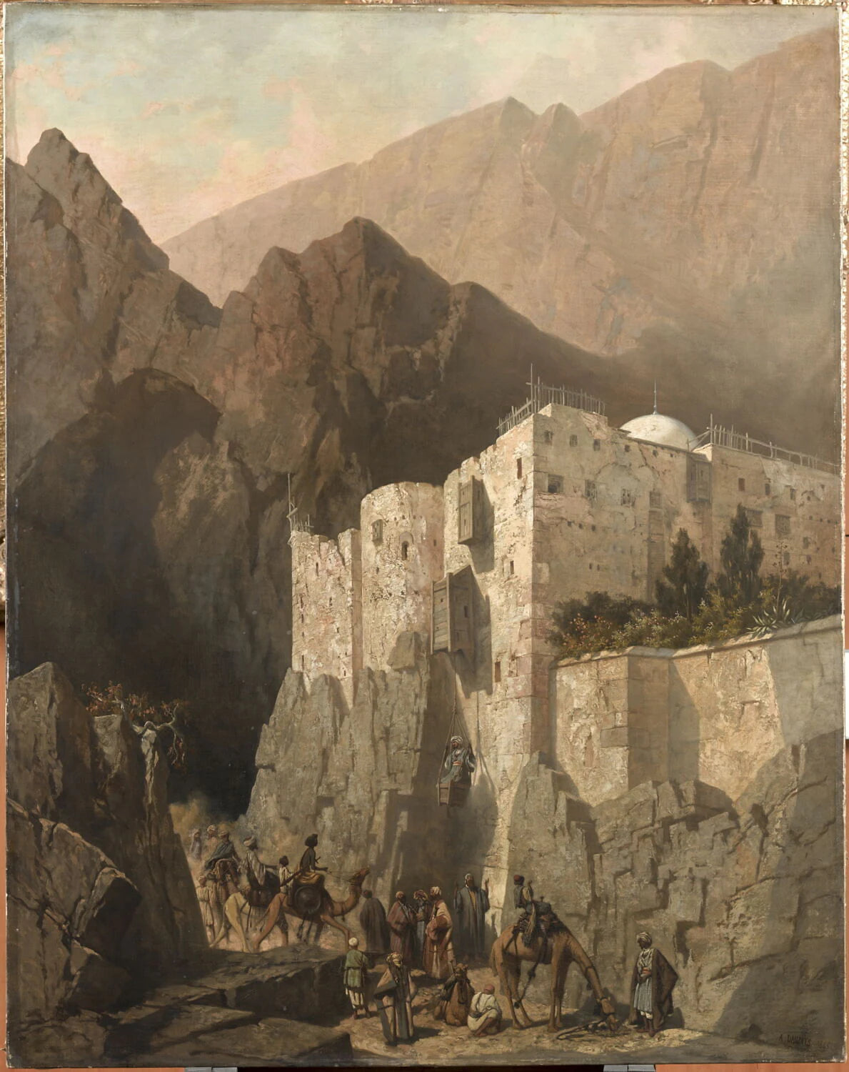 Le couvent de Sainte-Catherine au Mont Sinaï - Adrien Dauzats