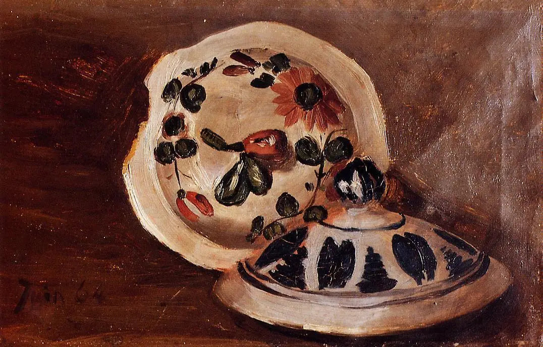 Couvercles de bouillon - Frédéric Bazille image 1 reproduction artisanale de tableau