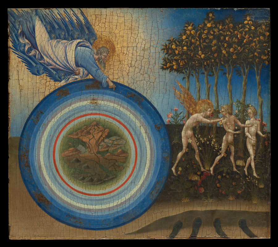 La Création du monde, et Adam et Ève chassés du paradis terrestre - Giovanni di Paolo (Giovanni di Paolo di Grazia)
