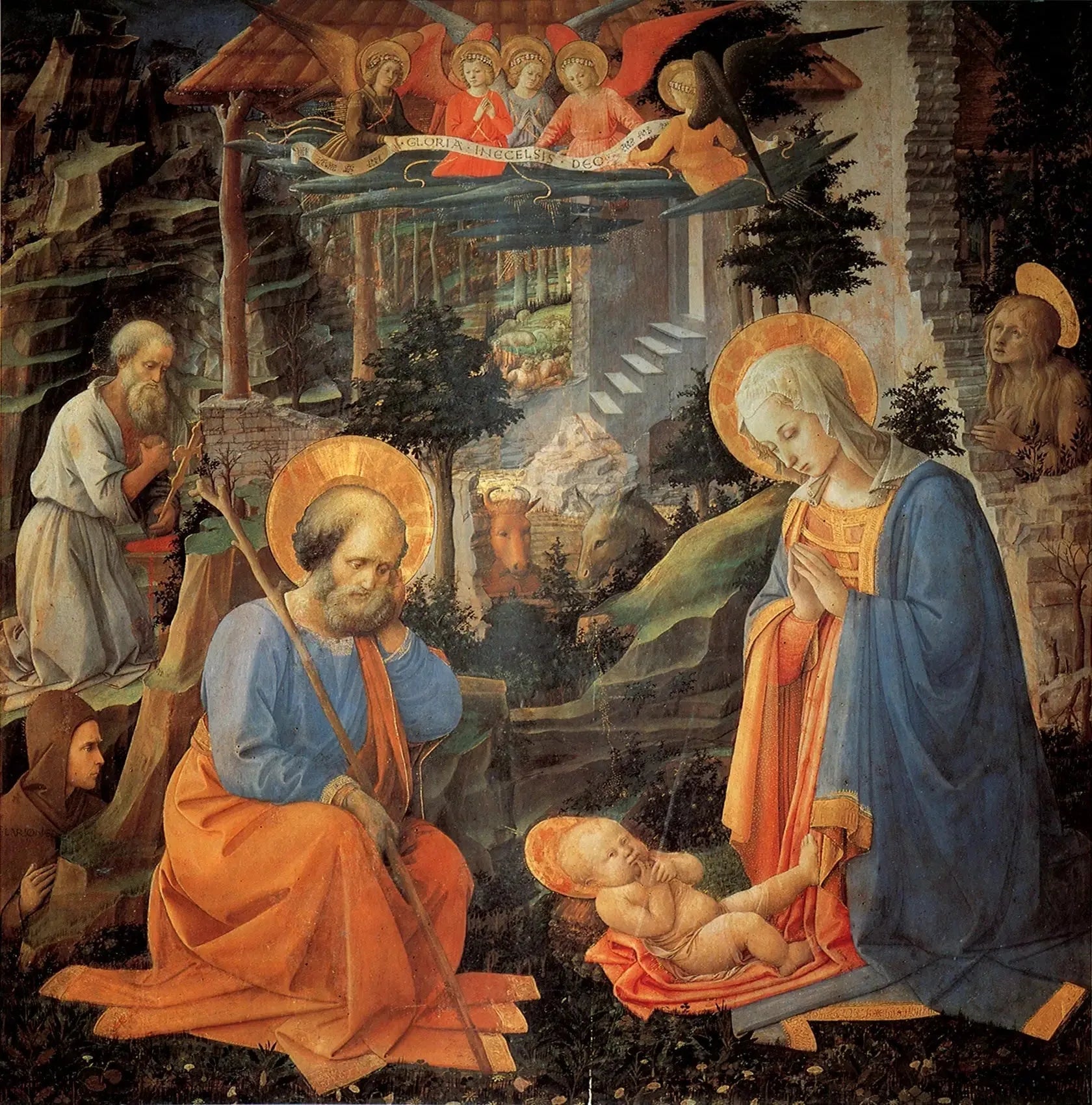 Crèche - Fra Filippo Lippi image 1 copie peinte à la main à l’huile