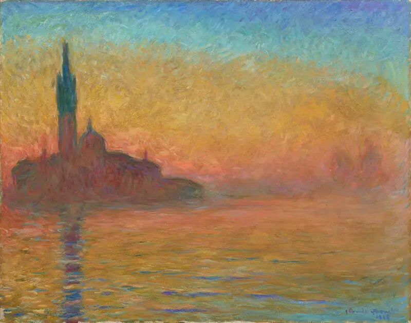 Crépuscule à Venise - Claude Monet