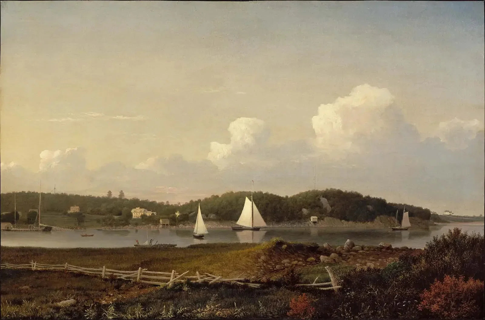 Crique d'eau douce depuis Dolliver's Neck, Gloucester - Fitz Henry Lane image 1 reproduction de peinture à l’huile
