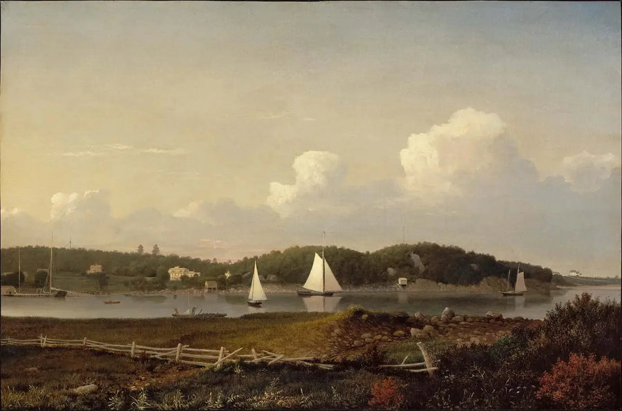 Crique d'eau douce depuis Dolliver's Neck, Gloucester - Fitz Henry Lane