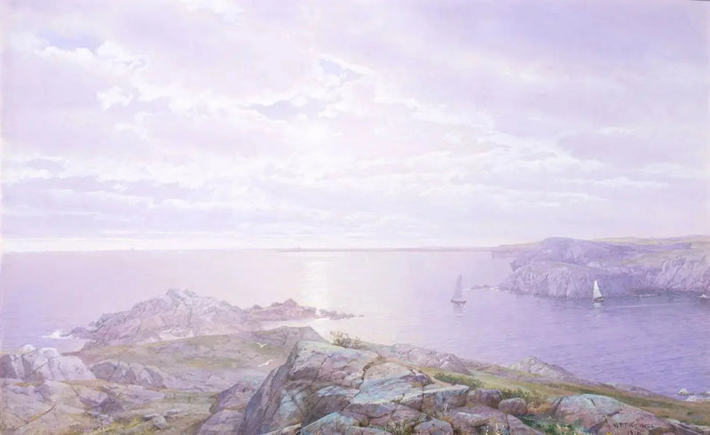 Crique rocheuse - William Trost Richards
