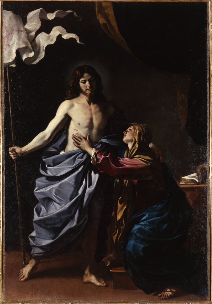 Cristo risorto appare alla madre - Guercino