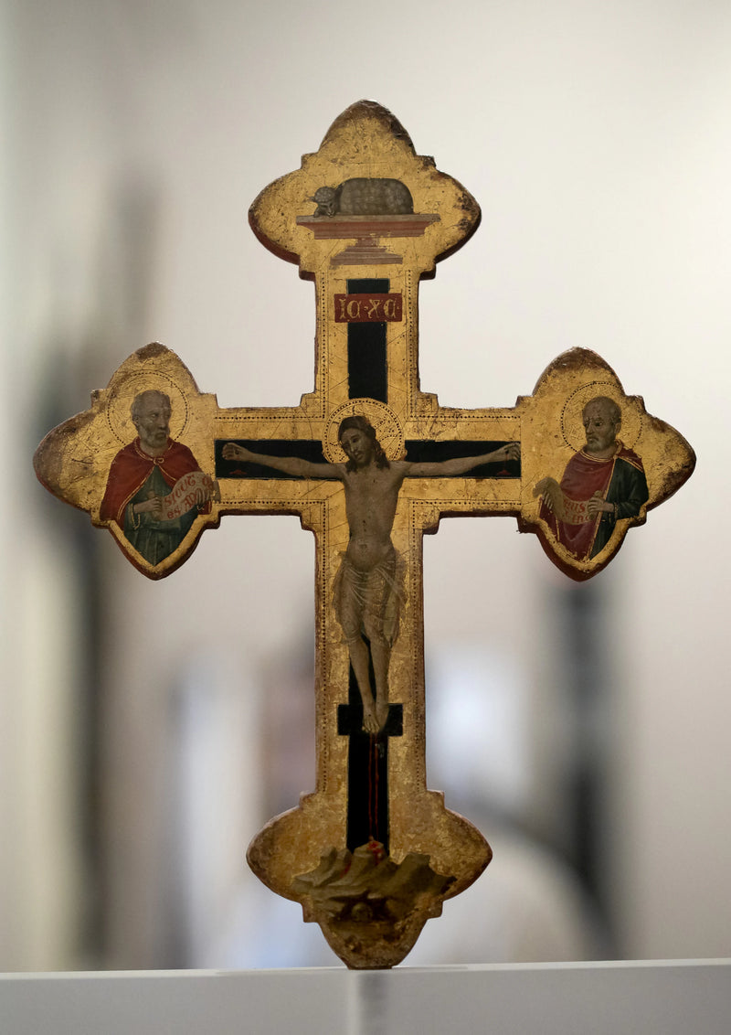 Croix processionnelle peinte - Pacino di Bonaguida