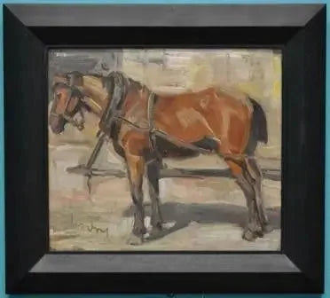Croquis de cheval I - Franz Marc image 1 reproduction artisanale de tableau