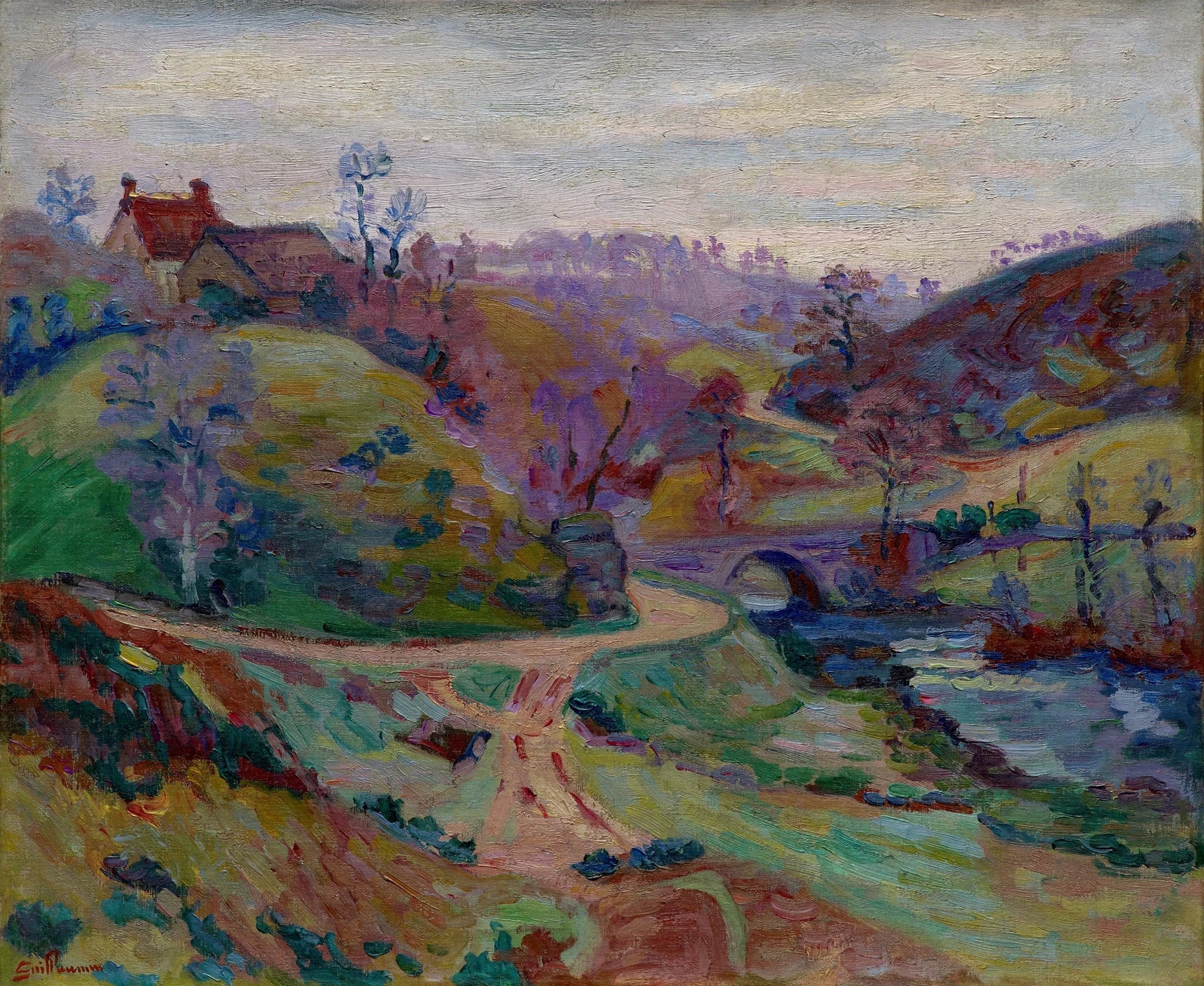 Crozant, Pont Charraud - Armand Guillaumin image 1 tableau peint à l’huile sur toile