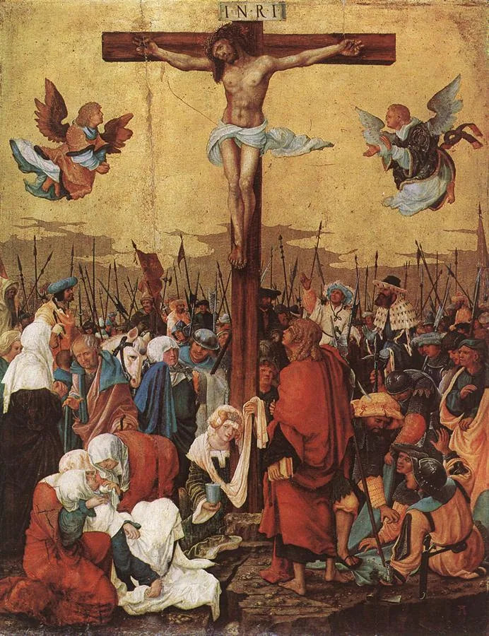 Crucifixion - Albrecht Altdorfer image 1 reproduction artisanale de tableau