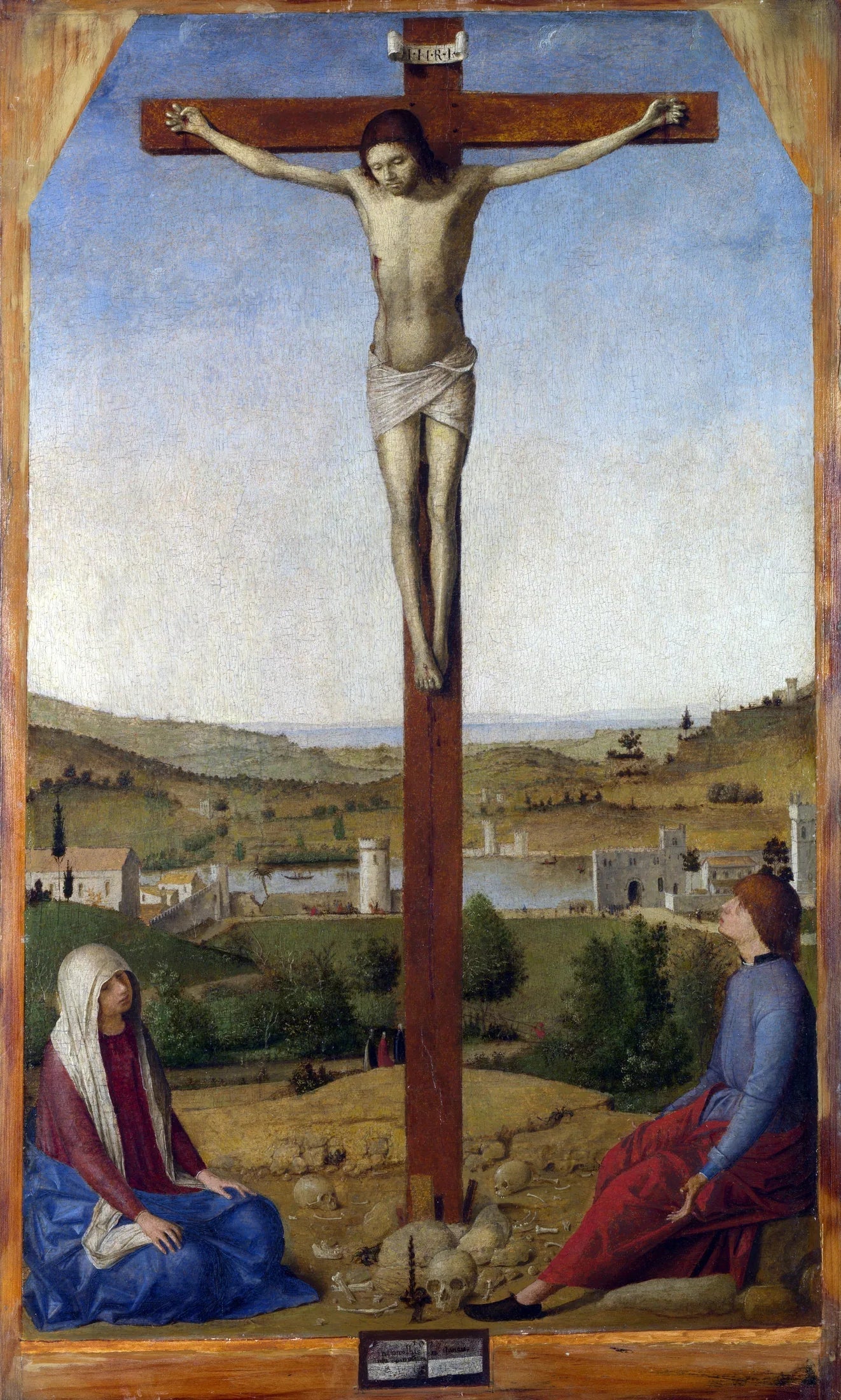 Crucifixion - Antonello de Messine image 1 reproduction artisanale de tableau