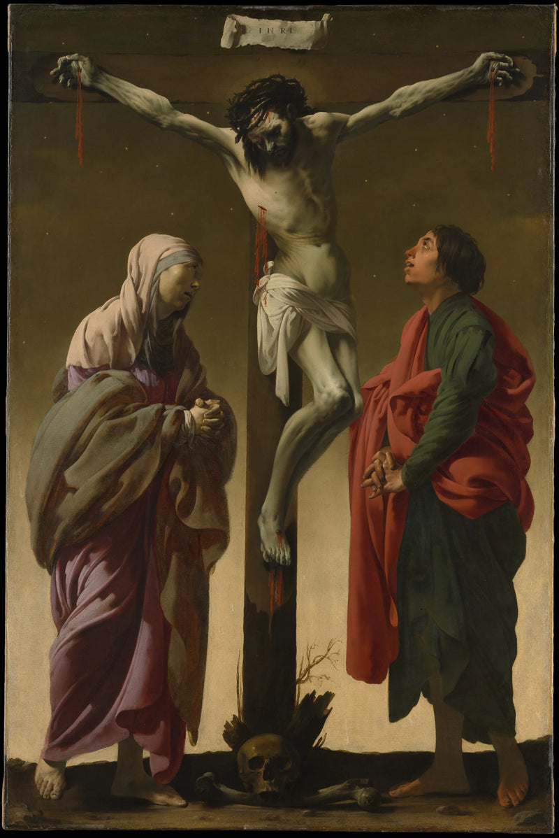 La Crucifixion avec la Vierge et saint Jean - Hendrick ter Brugghen