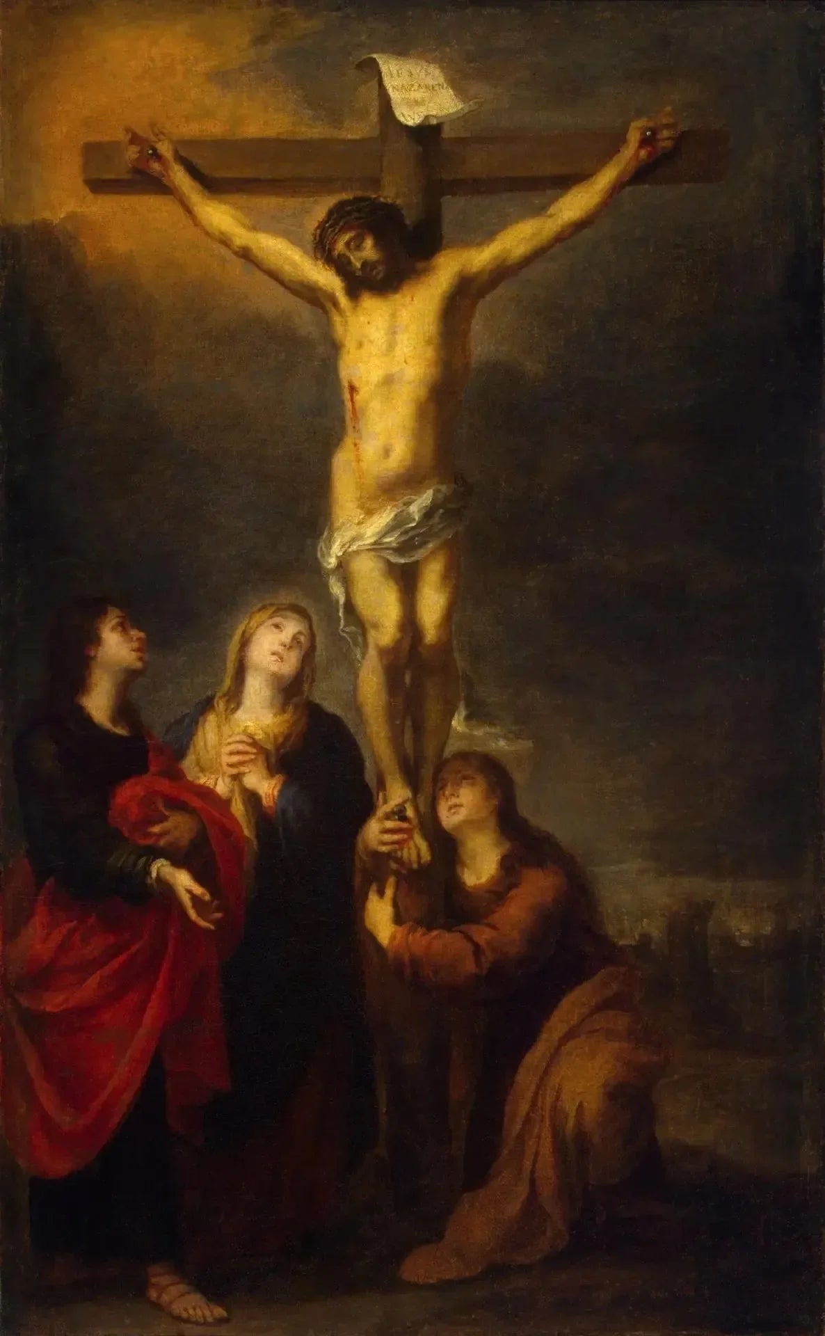 Crucifixion - Bartolomé Esteban Murillo image 1 reproduction artisanale de tableau