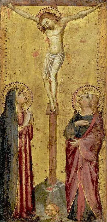 Crucifixion - Bicci di Lorenzo image 1 copie peinte à la main à l’huile