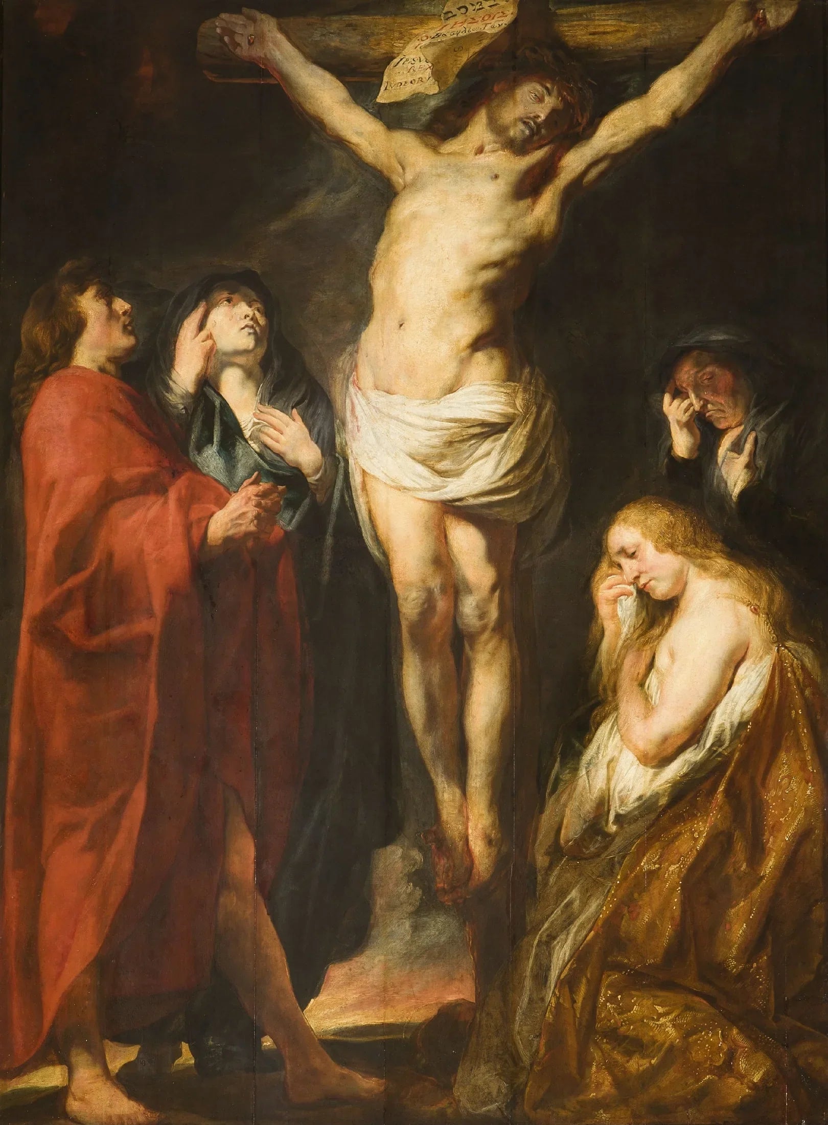 Crucifixion de Jésus - Jacob Jordaens image 1 reproduction réalisée par Alpha Reproduction