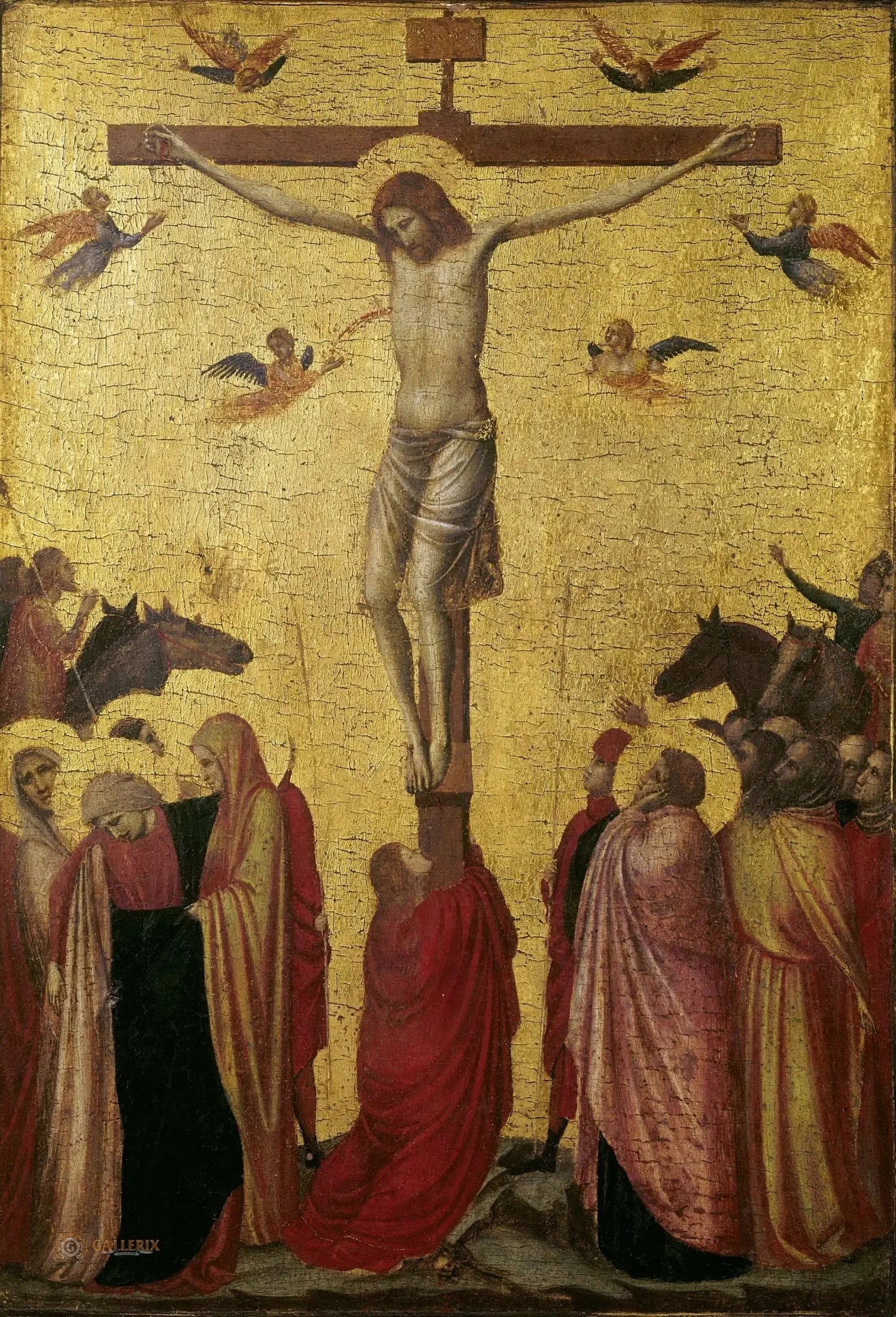 Crucifixion de Strasbourg - Giotto image 1 copie peinte à la main à l’huile