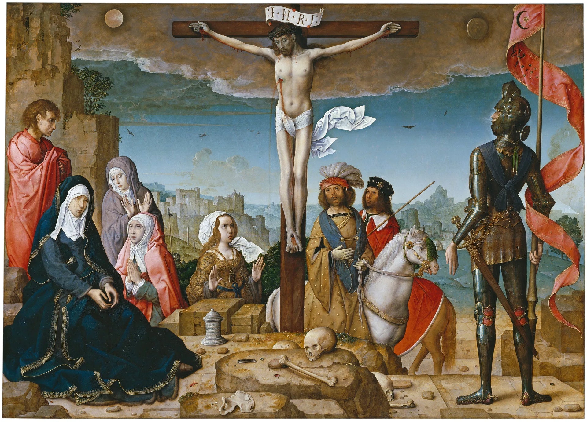 Crucifixion du Christ - Juan de Flandes image 1 reproduction de peinture à l’huile