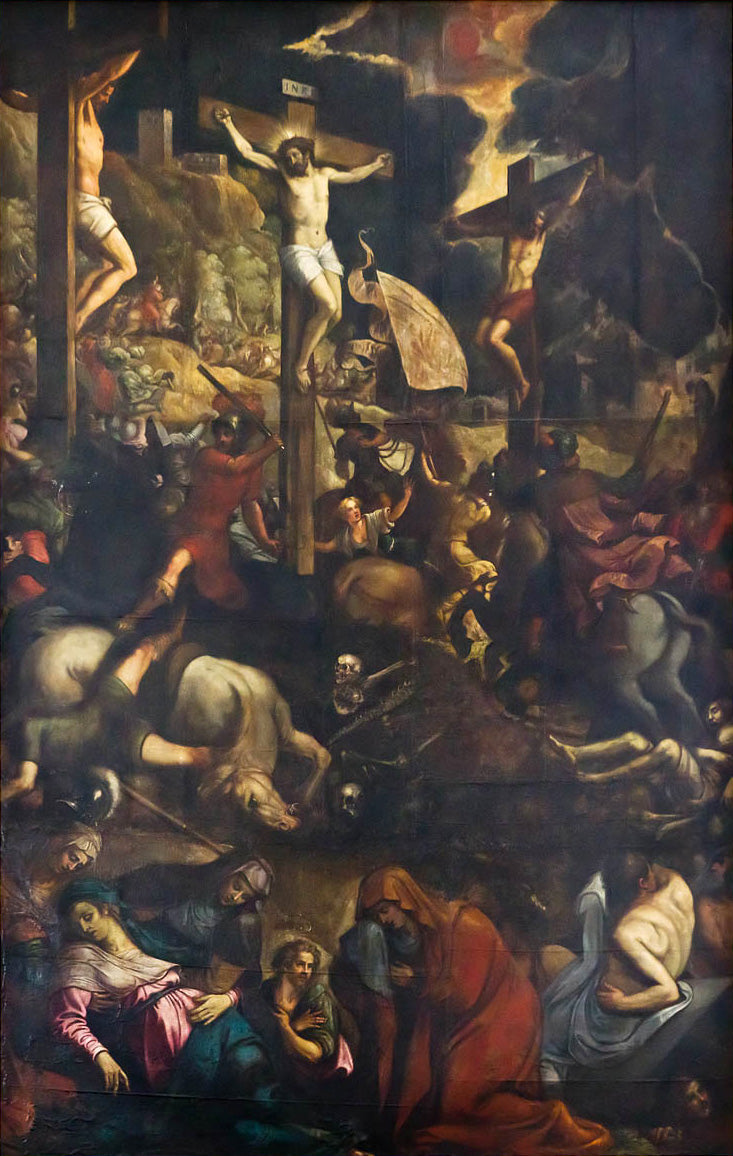 Crucifixion - Jacopo Tintoretto image 1 copie peinte à la main à l’huile