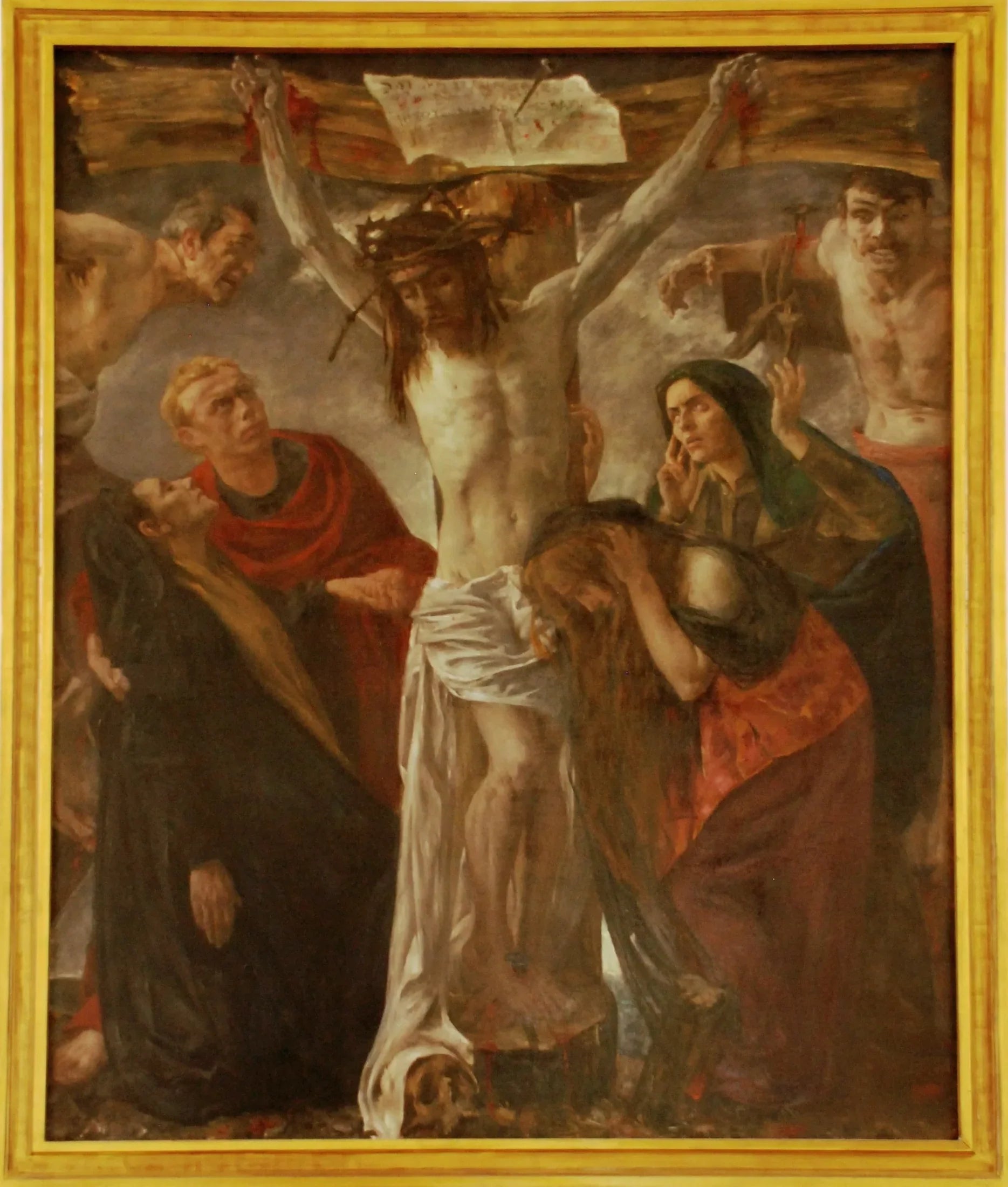 Crucifixion - Lovis Corinth image 1 copie peinte à la main à l’huile