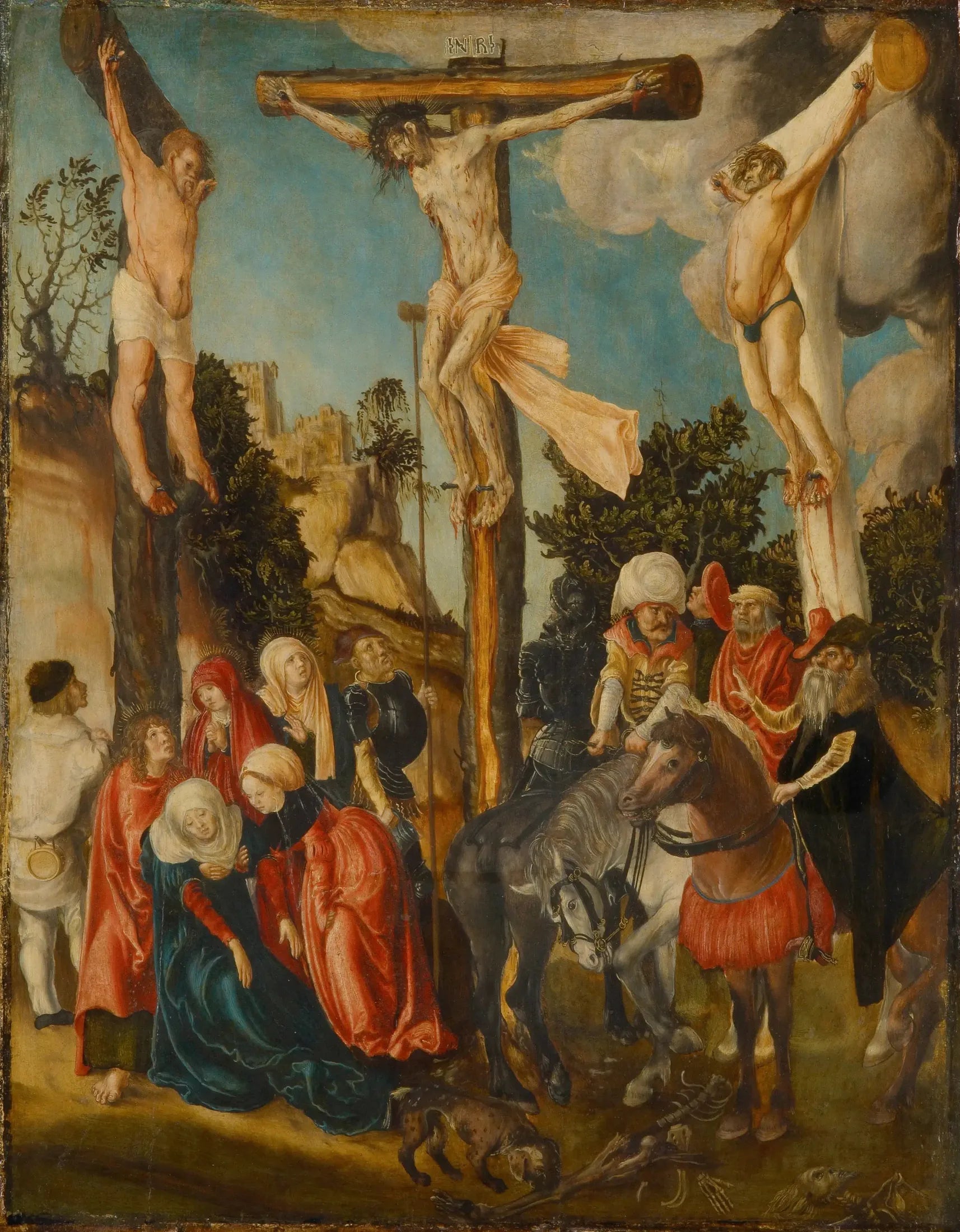 Crucifixion - Lucas Cranach the Elder image 1 tableau peint à l’huile sur toile
