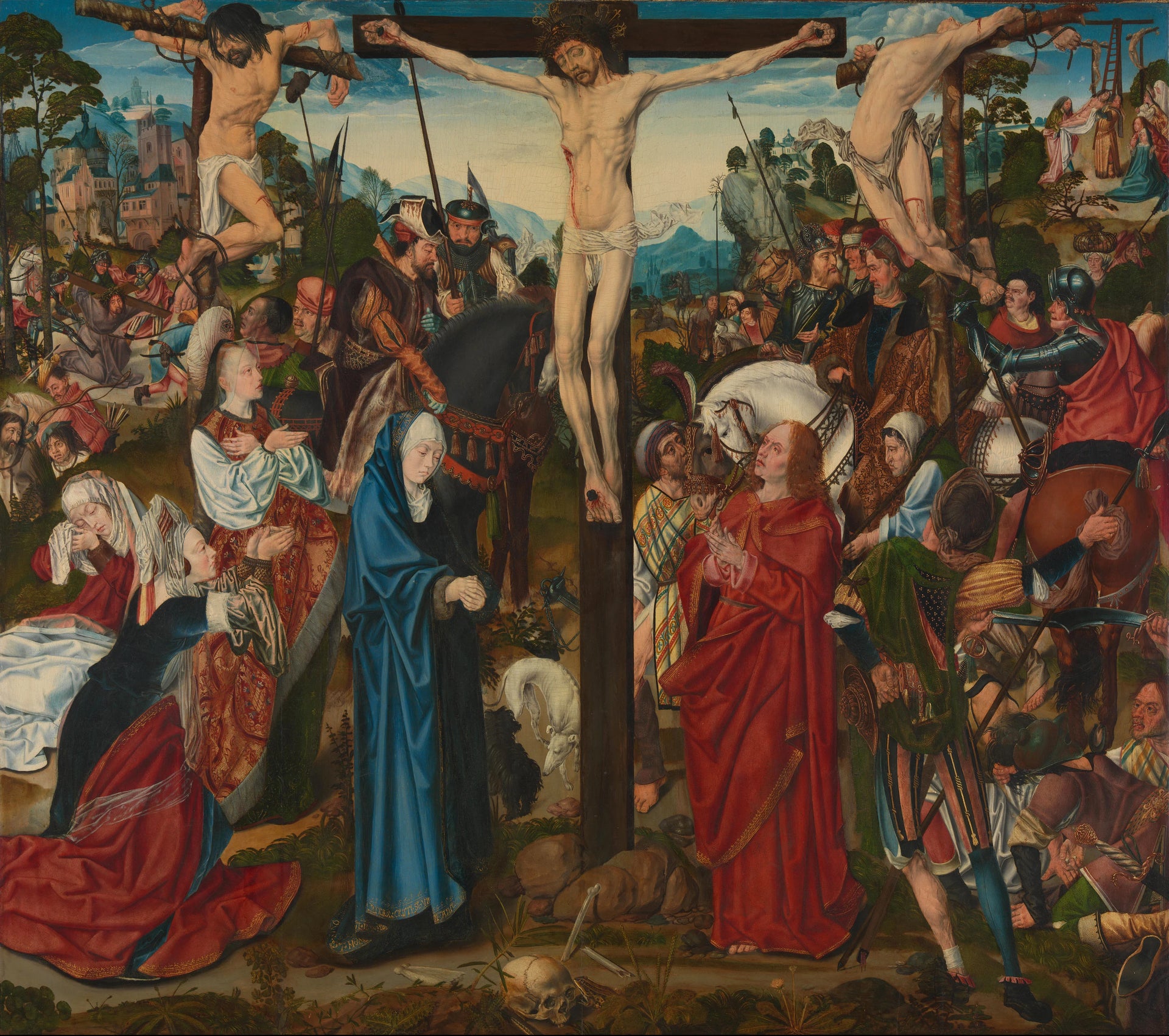 La Crucifixion - Maître de l'Autel d'Aix-la-Chapelle