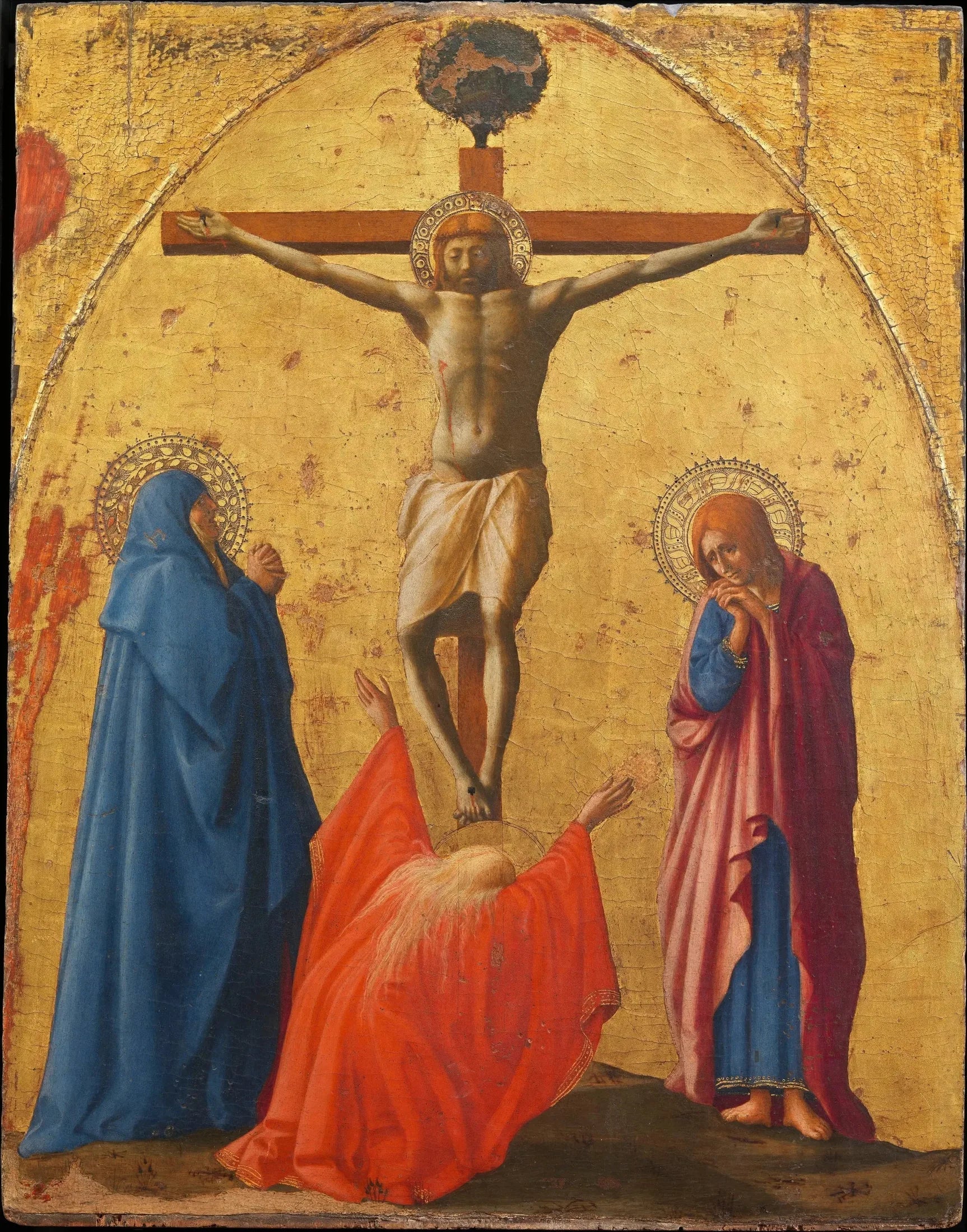 Crucifixion - Masaccio image 1 copie peinte à la main à l’huile