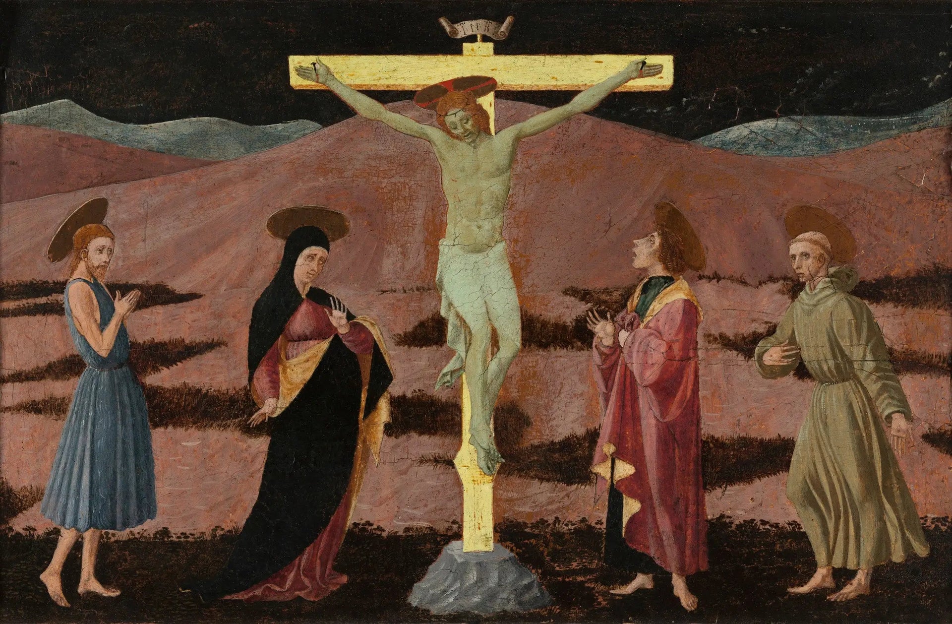 Crucifixion - Paolo Uccello image 1 reproduction de peinture à l’huile