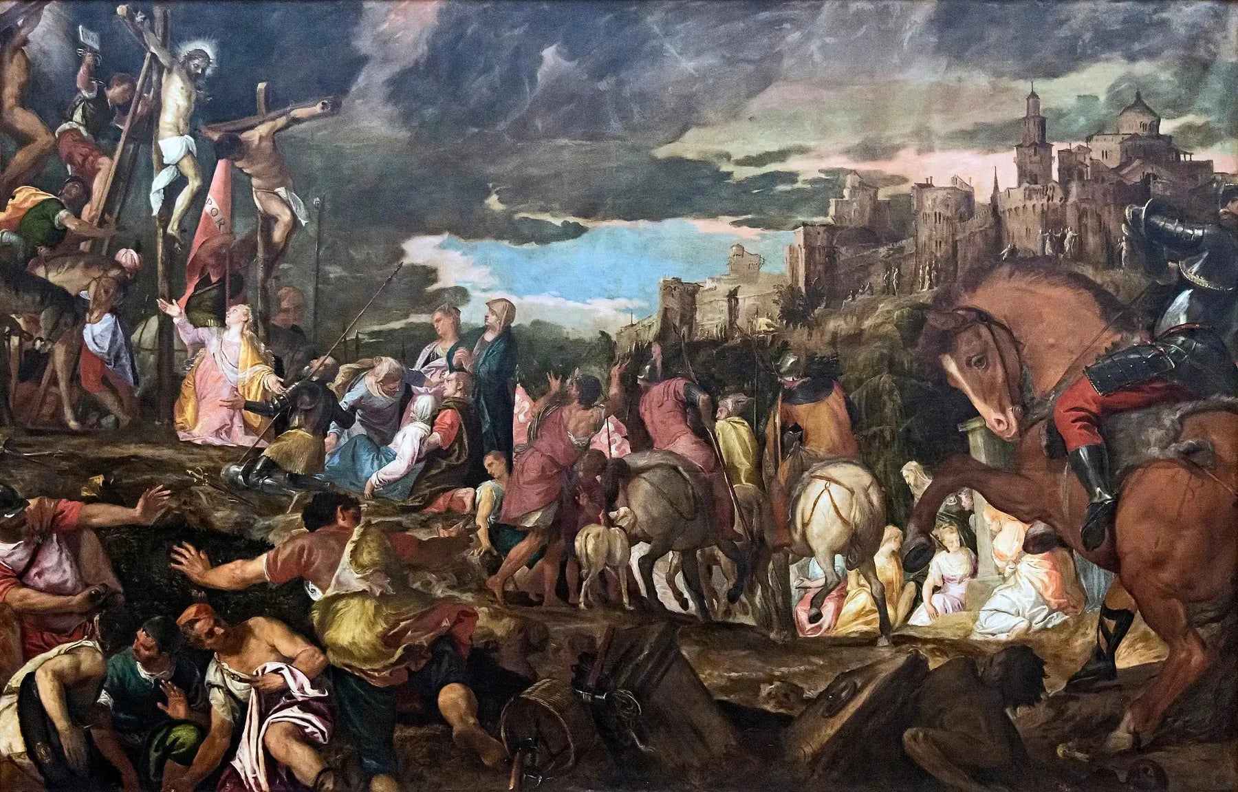 Crucifixion - Paul Véronèse image 1 tableau peint à l’huile sur toile