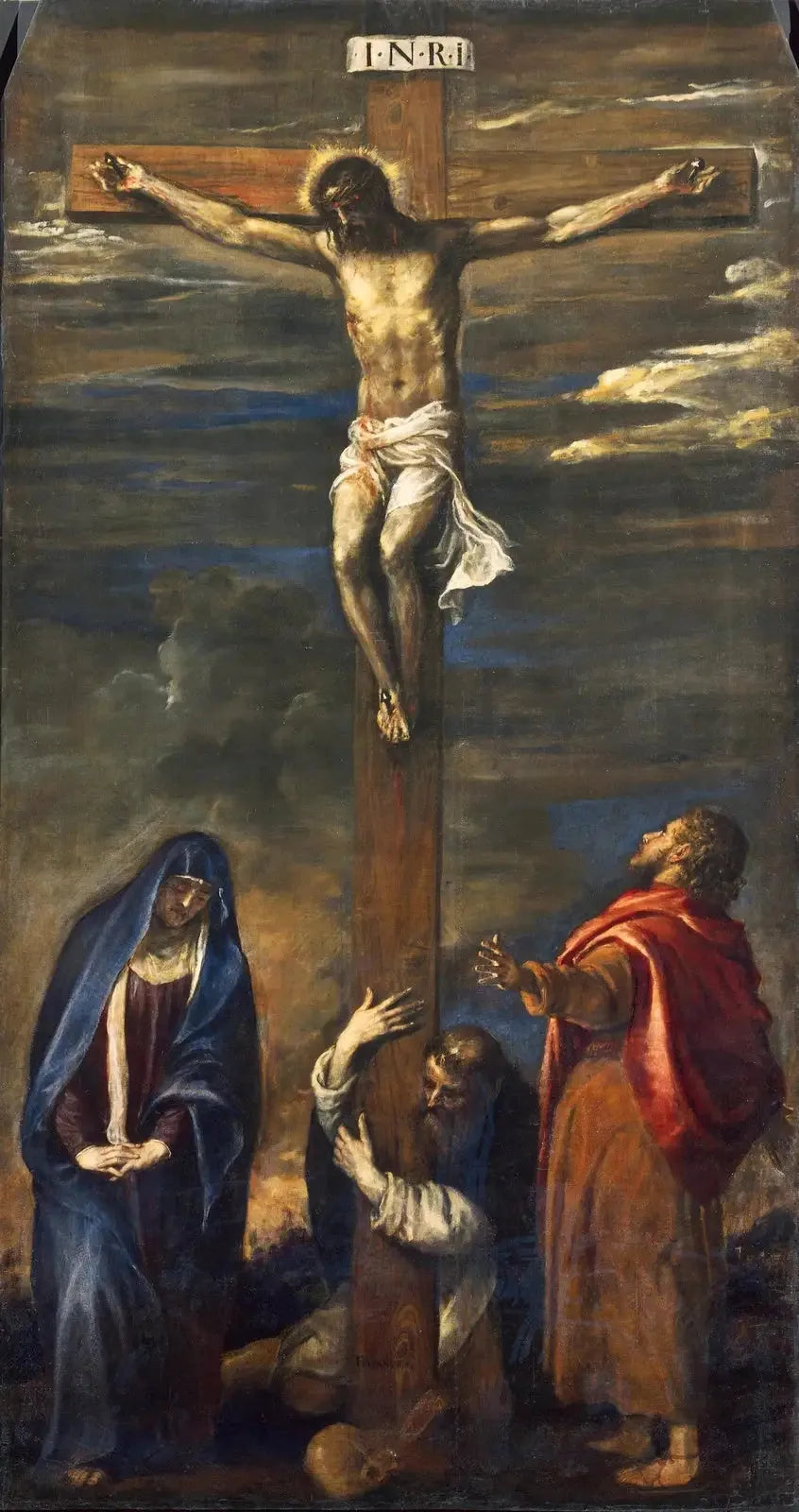 Crucifixion - Titian image 1 copie peinte à la main à l’huile